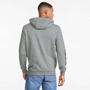 Essentials+ Tape Men's Regular Fit Hoodie, Medium Gray Heather, extralarge-IND