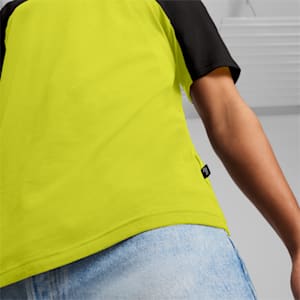 Colorblock Men's T-Shirt, PUMA Black-Lime Sheen, extralarge-IND