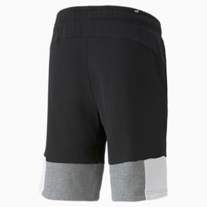 Colorblock Men's Regular Fit Shorts, Puma Black, extralarge-IND