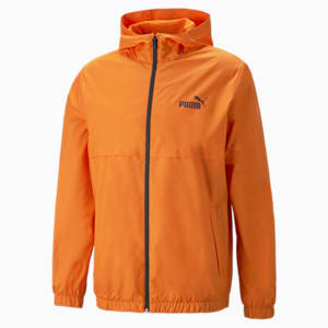 Men's Solid Regular Fit Windbreaker, Cayenne Pepper, extralarge-IND