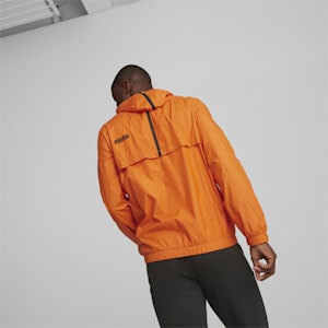 Men's Solid Regular Fit Windbreaker, Cayenne Pepper, extralarge-IND