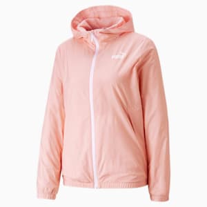 Essentials Solid Windbreaker Jacket Women, Rose Dust