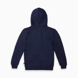Essentials Full-Zip Kids' Regular Fit Hoodie, Peacoat, extralarge-IND