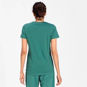 PUMA Graphic Women's T-Shirt, Blue Spruce
