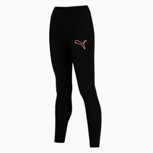 PUMA Graphic Women's Tights, Puma Black