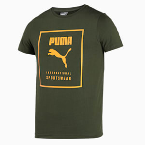 Graphic Men's Slim Fit T-Shirt, Forest Night, extralarge-IND