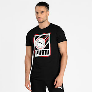 PUMA Graphic Men's T-Shirt, Puma Black