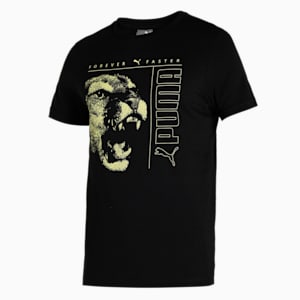 PUMA Graphic Men's T-Shirt, Puma Black