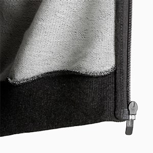 Graphic Full-Zip Men's Slim Fit Jacket, Dark Gray Heather, extralarge-IND