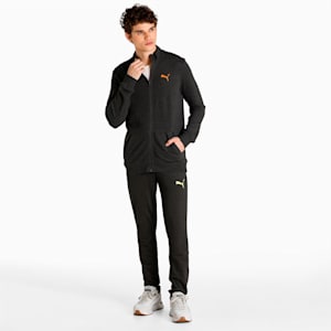 Graphic Full-Zip Men's Slim Fit Jacket, Dark Gray Heather, extralarge-IND