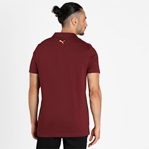 PUMA Graphic Men's Pique Polo, Burgundy