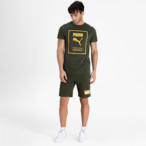 Graphic Men's Shorts, Forest Night, extralarge-IND