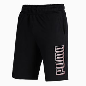 PUMA Graphic Men's Shorts, Puma Black, extralarge-IND