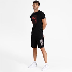 Graphic Men's Shorts, Puma Black, extralarge-IND