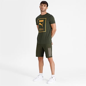 Graphic Men's Shorts, Forest Night, extralarge-IND