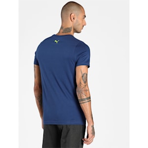 Graphic Men's Slim Fit T-Shirt, Elektro Blue, extralarge-IND