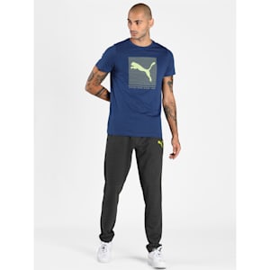 PUMA Graphic Men's Slim Fit T-Shirt, Elektro Blue, extralarge-IND