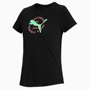 PUMA Graphic Women's T-Shirt, Puma Black