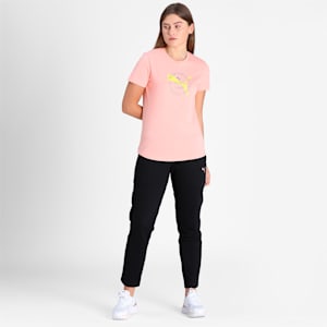 PUMA Graphic Women's T-Shirt, Apricot Blush