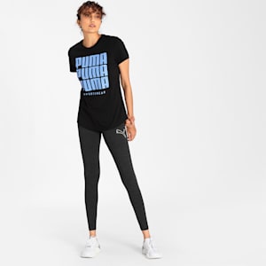 PUMA Graphic Women's Regular Fit T-Shirt, Puma Black, extralarge-IND