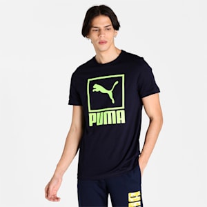 PUMA Graphic Men's T-Shirt, Peacoat
