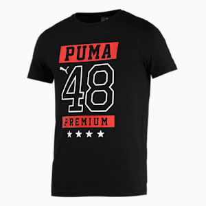 PUMA Graphic Men's T-Shirt, Puma Black