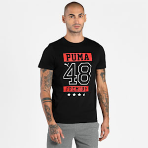 PUMA Graphic Men's T-Shirt, Puma Black