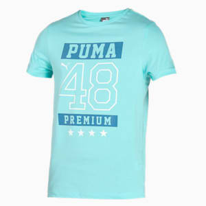 PUMA Graphic Men's T-Shirt, Angel Blue-angel  blue