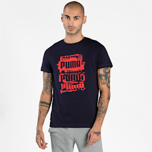 PUMA Graphic Men's T-Shirt, Peacoat