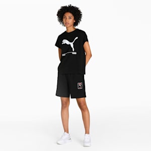 PUMA Graphic Women's Shorts, Puma Black