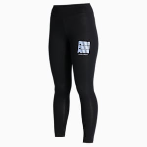 PUMA Graphic Women's Tights, Puma Black