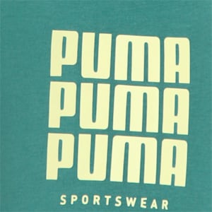 PUMA Graphic Women's Tights, Blue Spruce