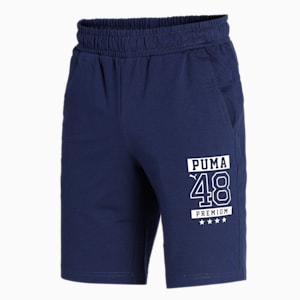 PUMA Graphic Men's Sports Shorts, Peacoat