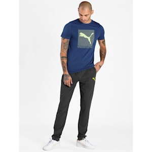 PUMA Graphic Men's Pants, Dark Gray Heather
