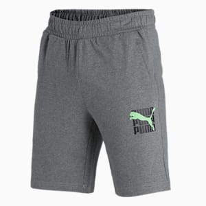 Graphic Men's Shorts, Medium Gray Heather, extralarge-IND