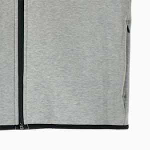 SPACER Full-Zip Hoodie Men, Light Gray Heather