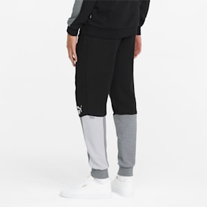 Colorblock Men's Regular Fit Sweatpants, Puma Black, extralarge-IND