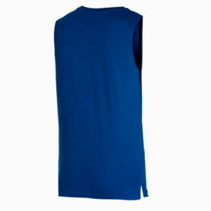Men's Sleeveless Slim Fit Tank, Blazing Blue, extralarge-IND