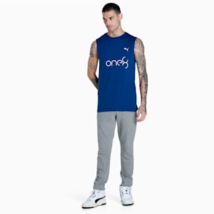 Men's Sleeveless Slim Fit Tank, Blazing Blue, extralarge-IND