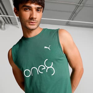 Men's Sleeveless Slim Fit Tank, Deep Forest, extralarge-IND