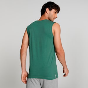 Men's Sleeveless Slim Fit Tank, Deep Forest, extralarge-IND