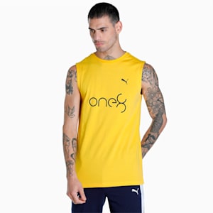 Performance Sleeveless Men's Tank, Sun Ray Yellow