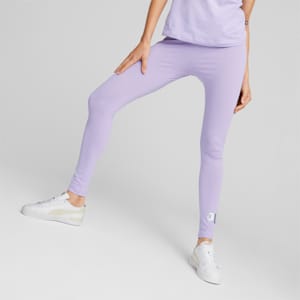 Essentials+ Metallic Women's Leggings, Vivid Violet