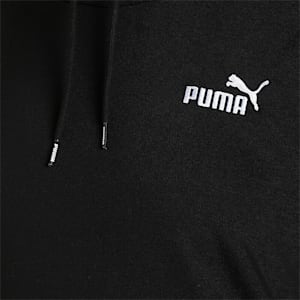 Essentials+ Women's Embroidery Hoodie, Puma Black