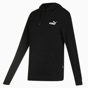 Essentials+ Women's Embroidery Hoodie, Puma Black