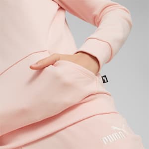 Essentials+ Embroidery Women's Hoodie, Rose Dust