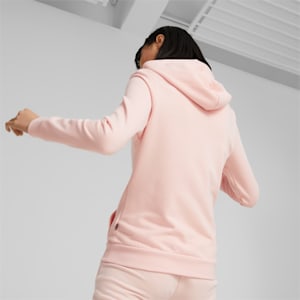 Essentials+ Embroidery Women's Hoodie, Rose Dust