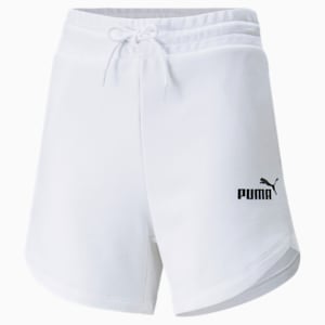 Shorts de cintura alta Mujer Essentials, Puma White, extralarge