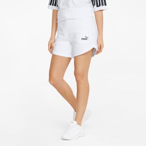 Essentials High Waist Women's Shorts, Puma White, extralarge