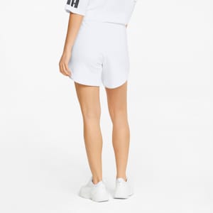 Essentials High Waist Women's Shorts, Puma White, extralarge